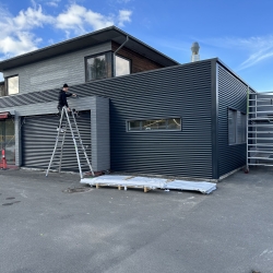 Maling af facade i Slagelse