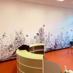 Opsætning af tapet natur