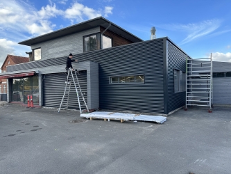 Maling af facade i Slagelse