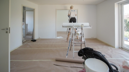 Maling af sommerhus i Sorø